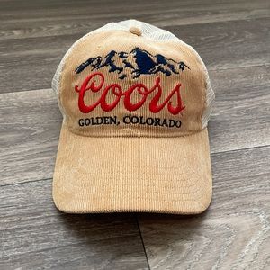 Coors golden Colorado hat